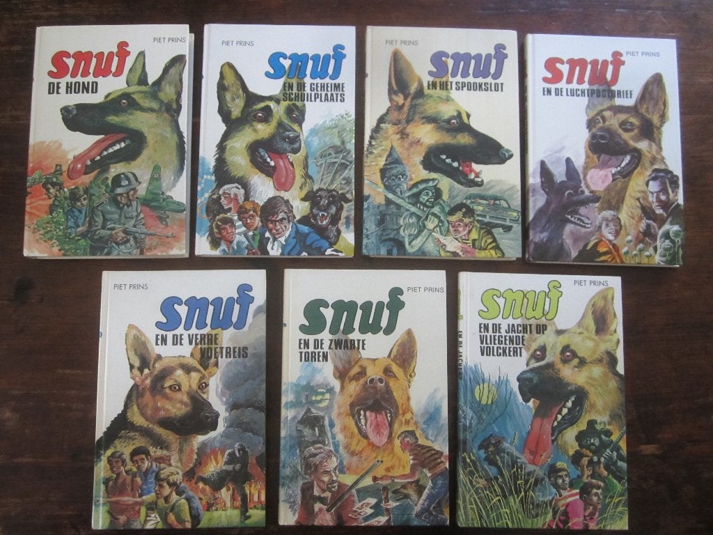 Piet Prins 7x Snuf spookslot/toren/jacht/geheime/voetreis, Ophalen of Verzenden, Zo goed als nieuw