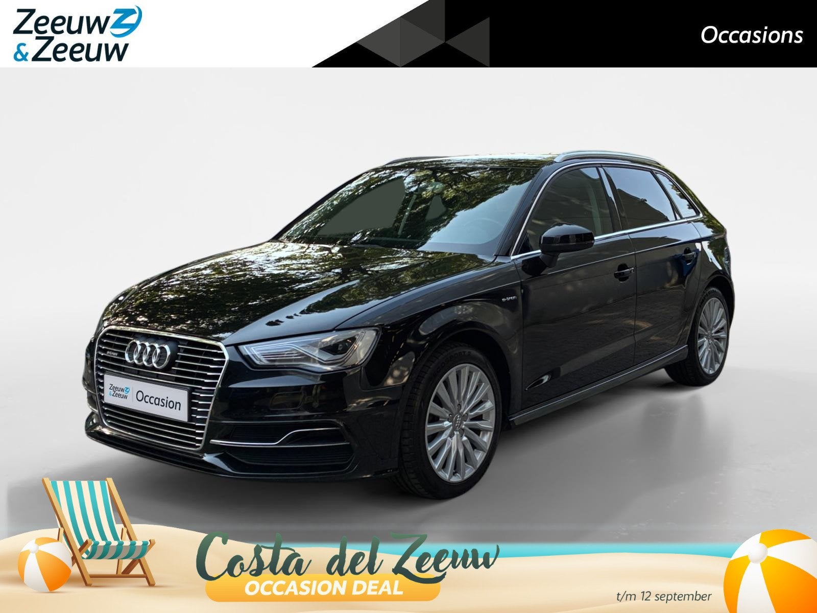 Audi A3 Sportback 1.4 e-tron Pro Line plus, Auto's, Stof, Gebruikt, 4 cilinders, Zwart