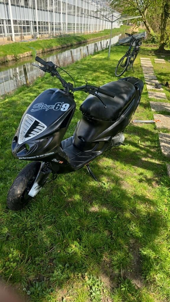 Piaggio NRG MC3 Scooter - Zwart, project, Ophalen, Tweetakt, Gebruikt, Maximaal 45 km/u