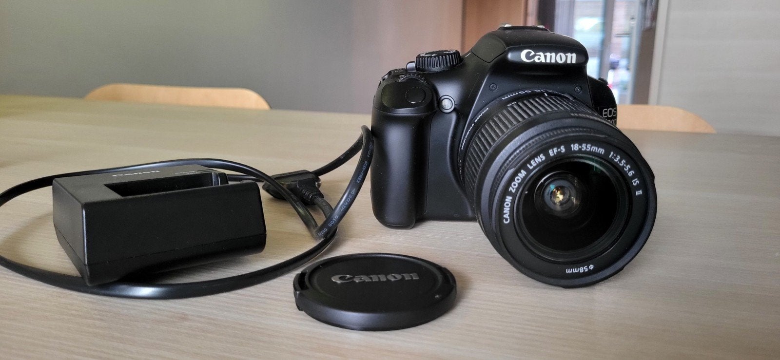 Canon EOS 1100D Spiegelreflexcamera met 18-55mm lens, Audio, Tv en Foto, Fotocamera's Digitaal, Accu, Spiegelreflex, Canon, Zo goed als nieuw
