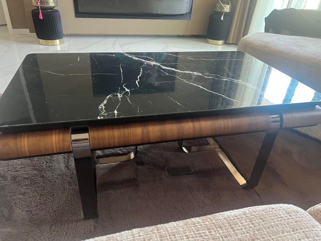 Marmer Tafel, Huis en Inrichting, Tafels | Salontafels, Ophalen of Verzenden, Gebruikt