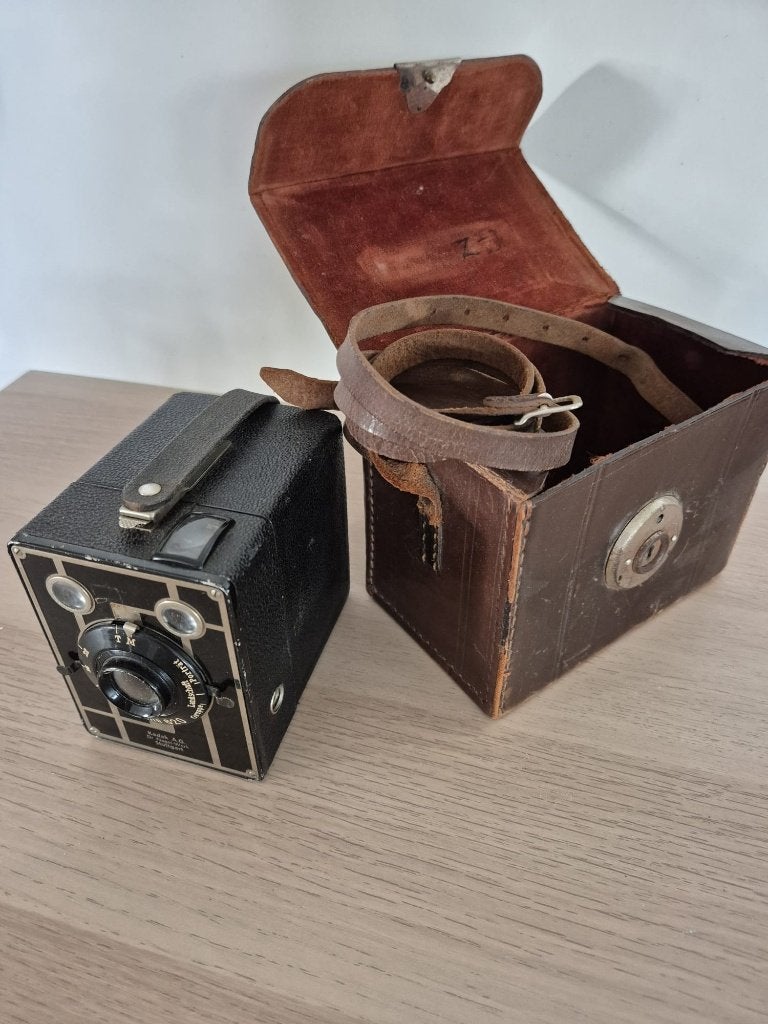 Kodak Brownie 620 Boxcamera '30, Verzamelen, Fotografica en Filmapparatuur, Ophalen, Voor 1940, Fototoestel
