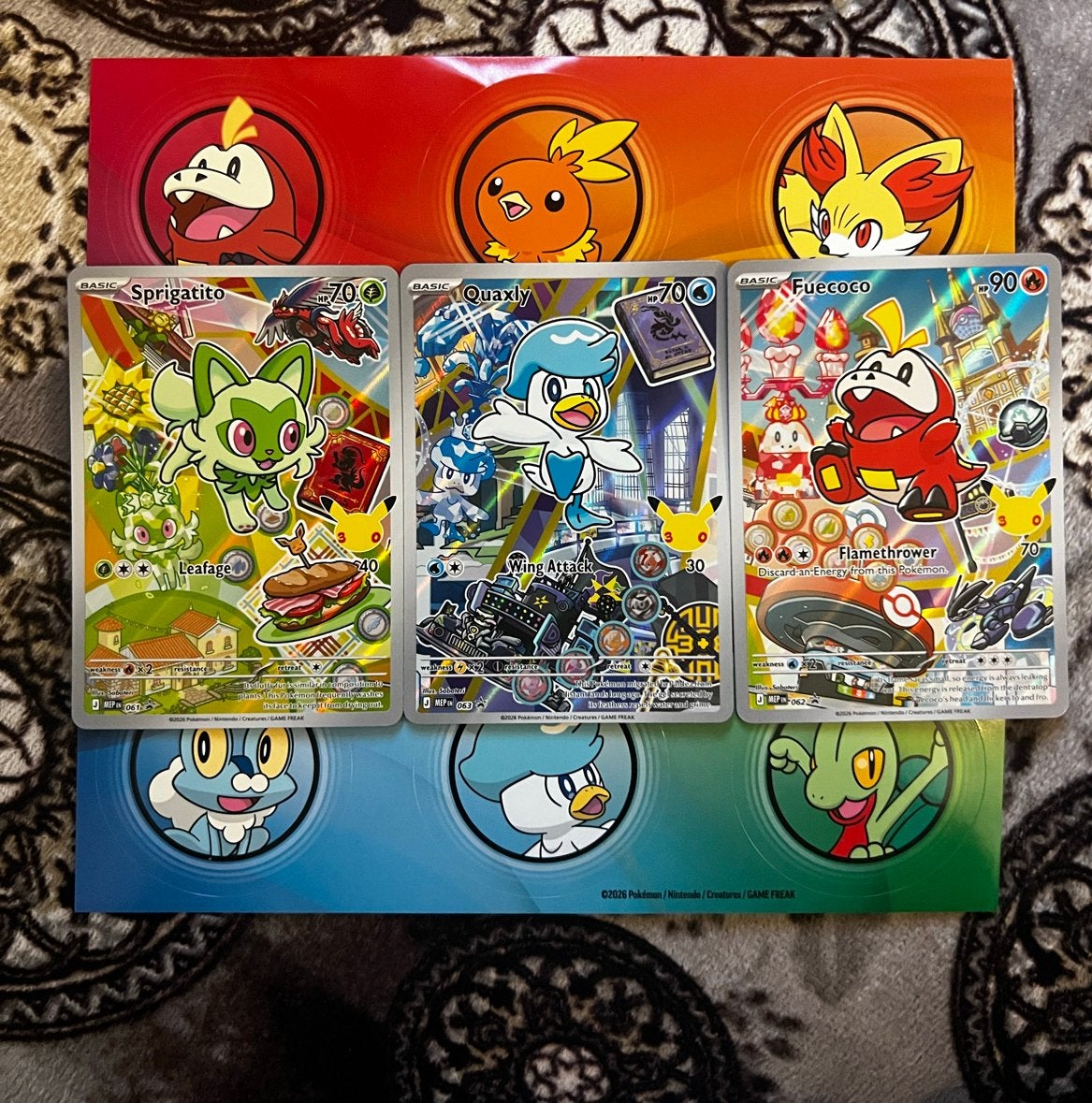 Pokémon Scarlet & Violet Paldea Starters Promos, Ophalen, Zo goed als nieuw, Meerdere kaarten
