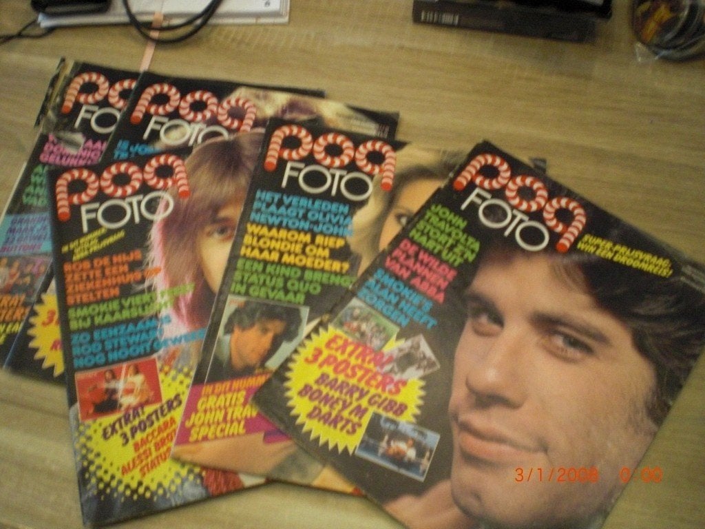 Popfoto 34 x 1978- 1985, Ophalen of Verzenden, Gebruikt, Boek, Tijdschrift of Artikel