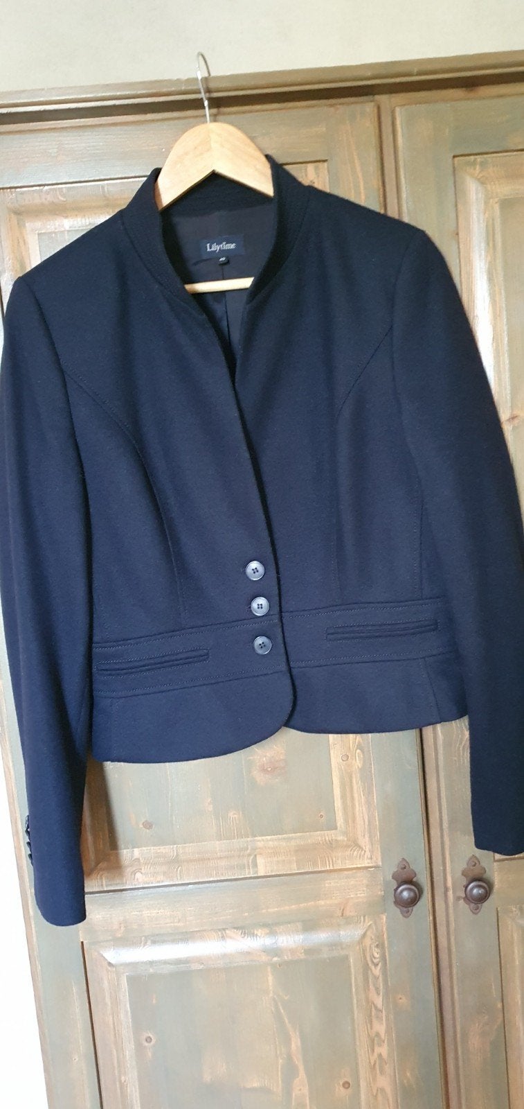 Lilytime jasje donkerblauw, Ophalen of Verzenden, Zo goed als nieuw, Maat 38/40 (M)