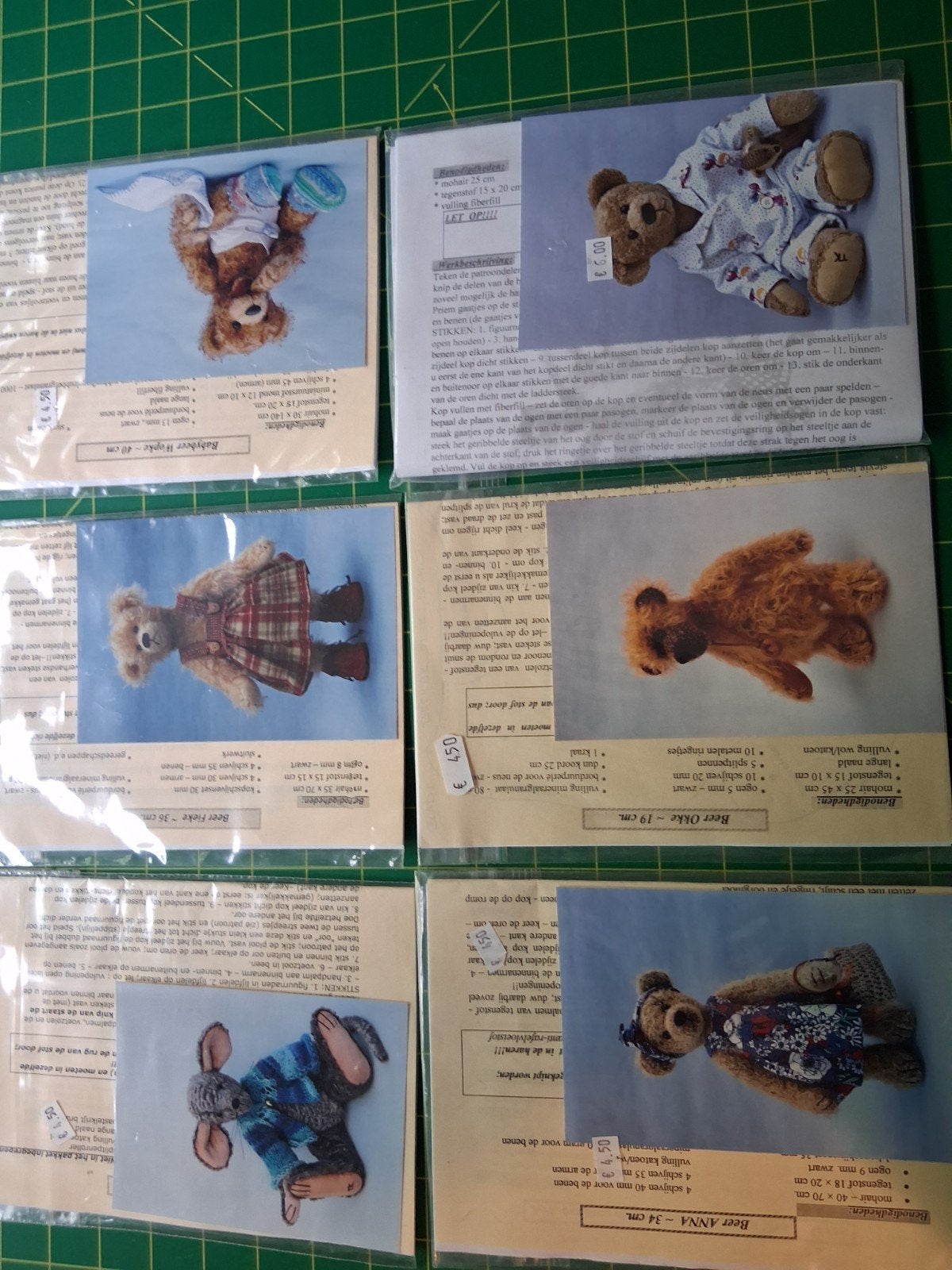 Grote collectie patronen en benodigdheden voor teddyberen, Hobby en Vrije tijd, Knutselen, Ophalen of Verzenden