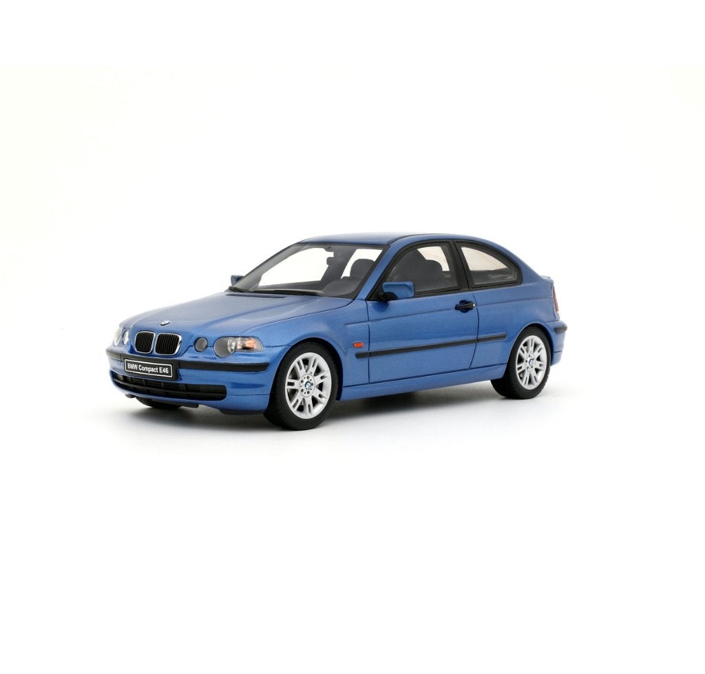 BMW E46 318 TI COMPAC BLAUW 2002 schaal 1/18 OTTO OT462, Verzenden, Nieuw, Auto, OttOMobile