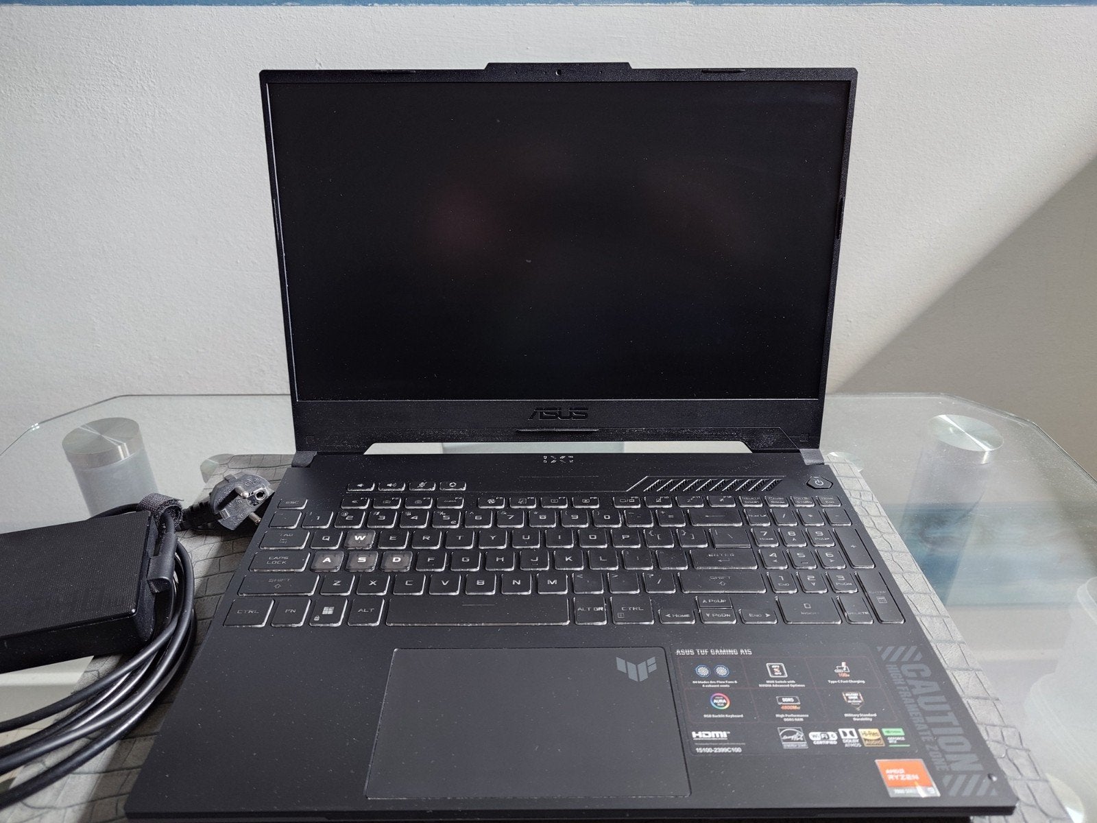ASUS TUF Gaming A15, RTX 4070, Gebruikt, Met videokaart, 15 inch, ASUS