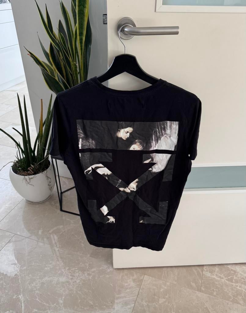 Off-White Caravaggio Arrows Tee, Ophalen of Verzenden, Zo goed als nieuw, Maat 46 (S) of kleiner, Zwart