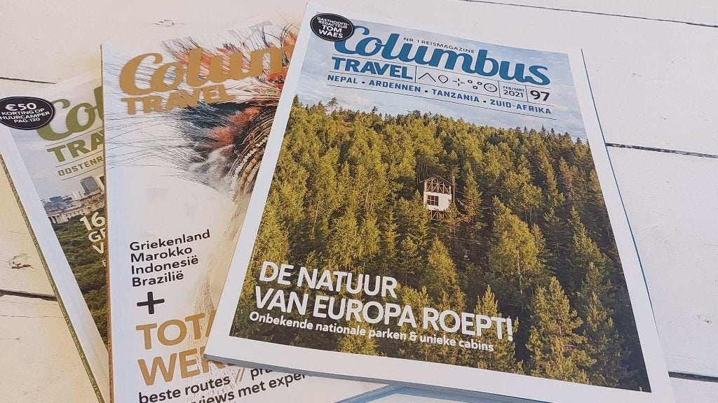 Columbus Reismagazine 2021-2024 (25 stuks), Ophalen, Zo goed als nieuw, Sport en Vrije tijd