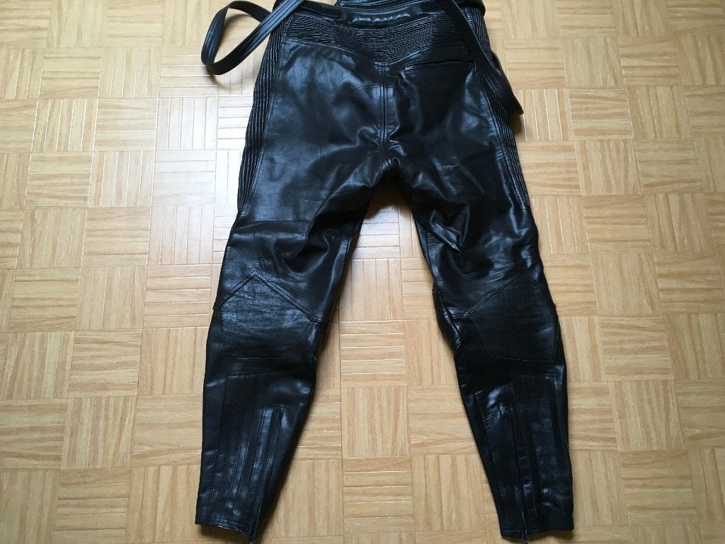 Lookwell top gear leren motorbroek, Ophalen, Tweedehands, Broek | leer