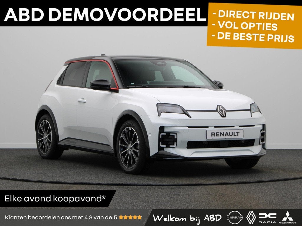Renault 5 comfort range iconic cinq 52 kWh | Vijf jaar garan, Auto's, Renault, Stof, Wit, Origineel Nederlands, Automatische klimaatregeling