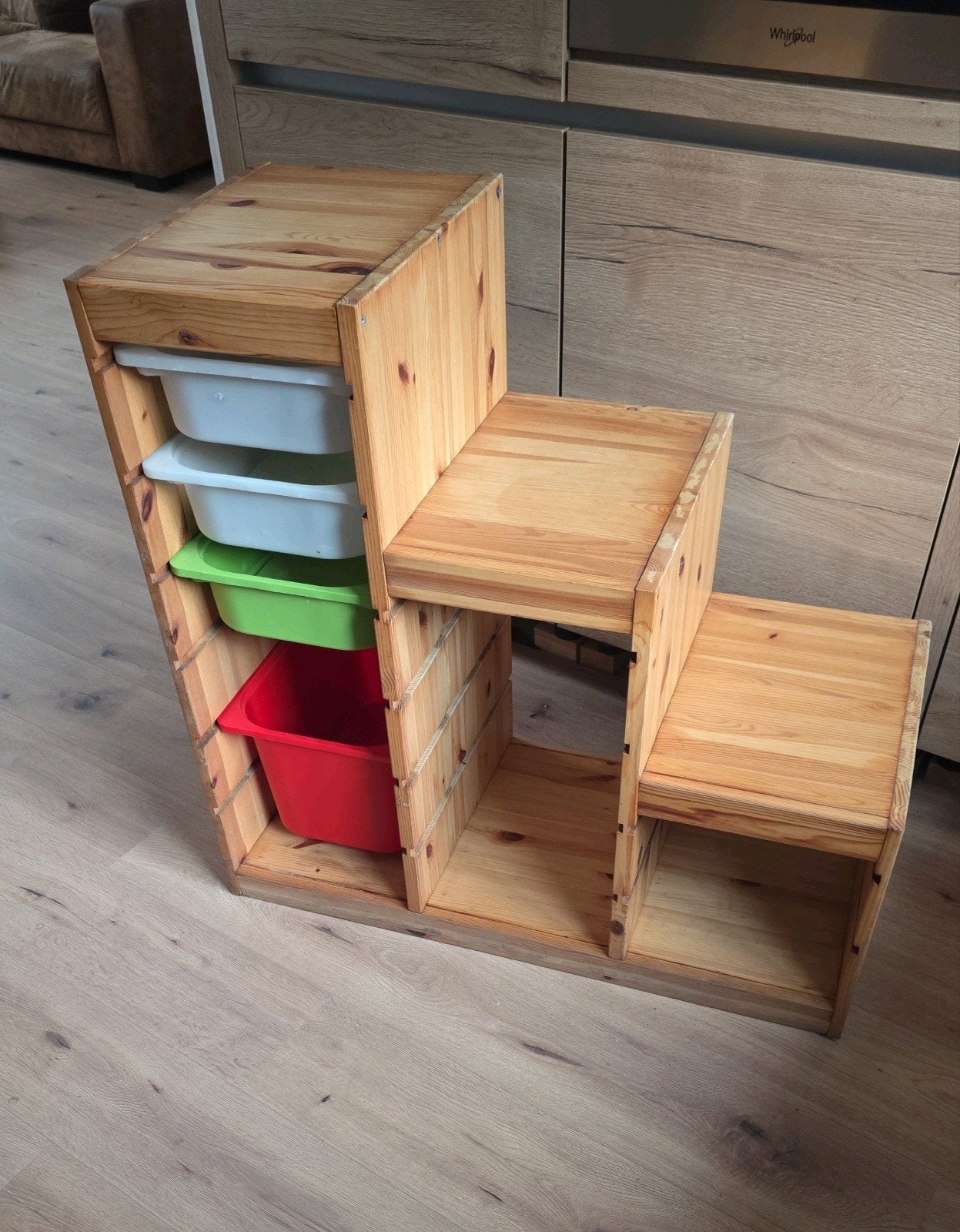ikea trofast kast met bakken, Kinderen en Baby's, Ophalen, Gebruikt, Kast