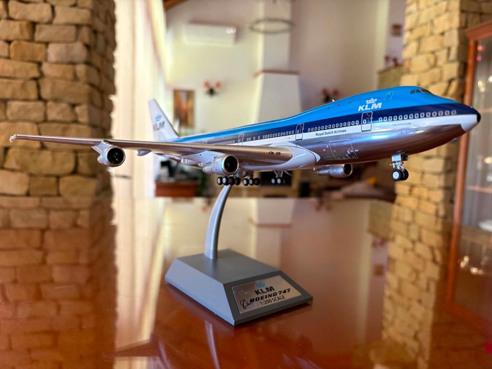 KLM B747-200 JFox 1:200 JF-747-2-027P Reg. PH-BUC, Overige merken, 1:200 of kleiner, Nieuw, Ophalen of Verzenden