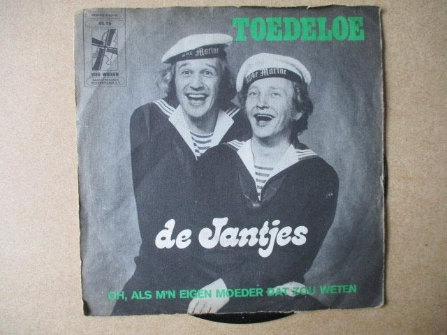 s0325 de jantjes - toedeloe, Ophalen, Gebruikt, 7 inch, Overige genres