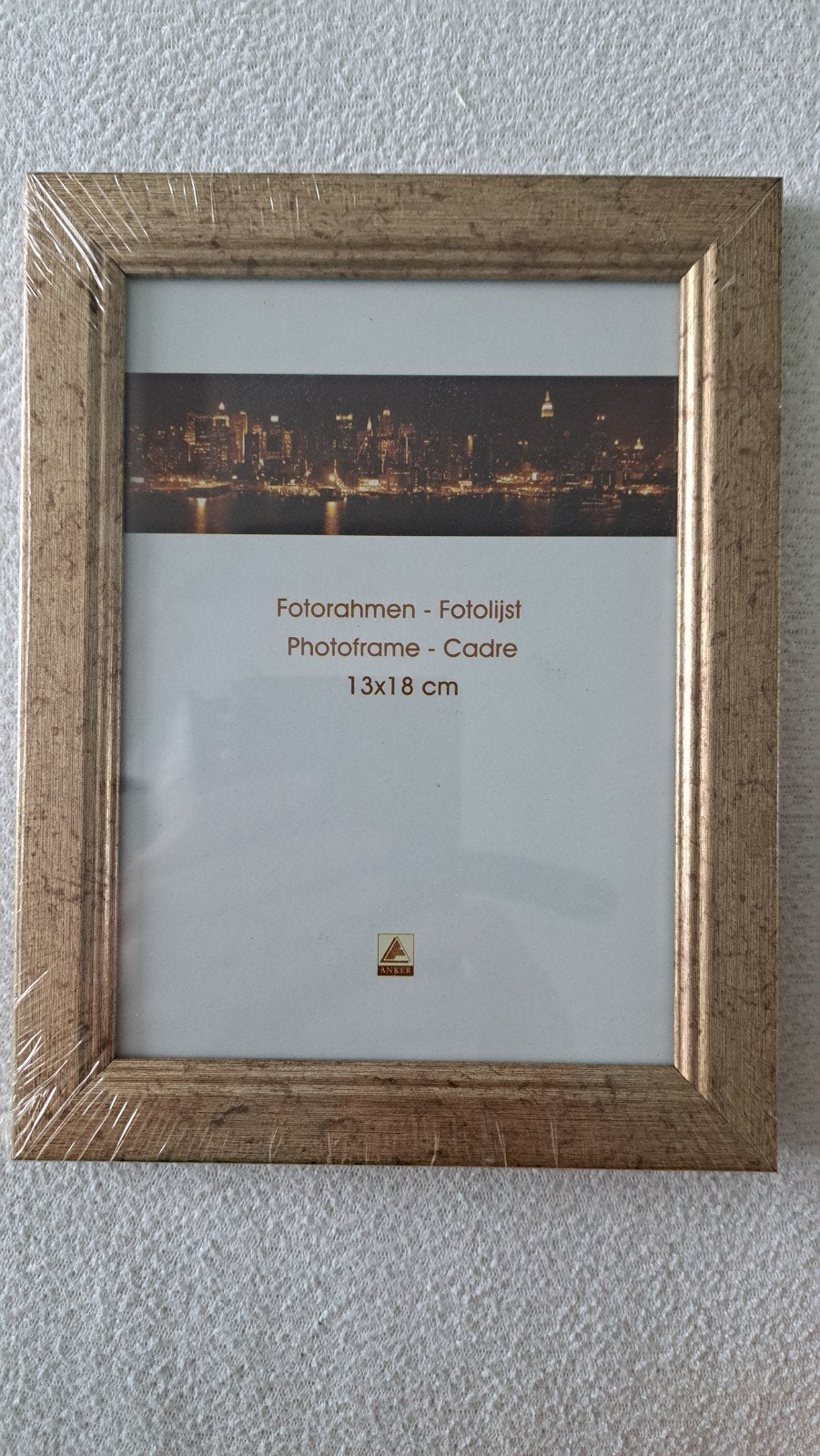 NIEUW: fotolijstje 13x18 cm, Met glas, Nieuw, Standaard fotolijst, Ophalen of Verzenden