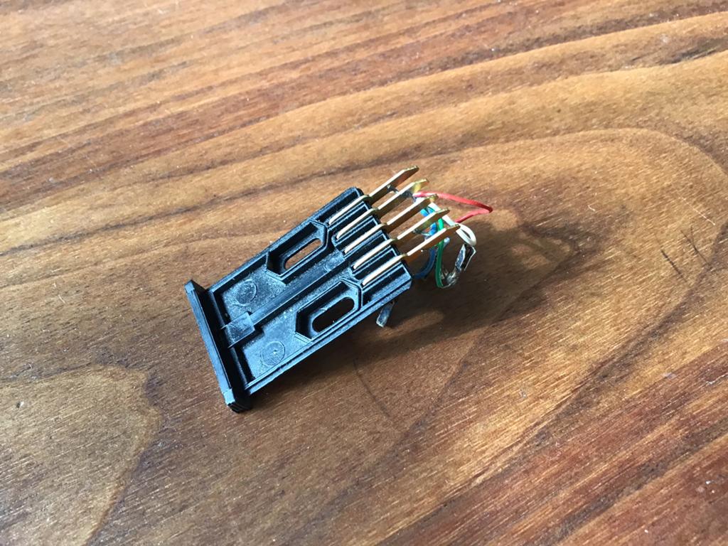 PHILIPS INSCHUIFSLEDE, HEADSHELL, 4822 444 30168., Ophalen of Verzenden, Gebruikt, Philips