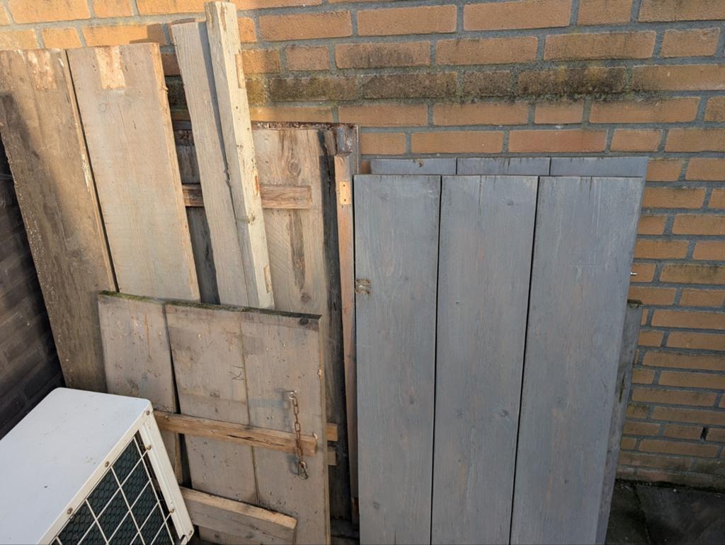 Gratis af te halen steigerhout/sloophout, Ophalen, Gebruikt, Steigerhout, Overige typen