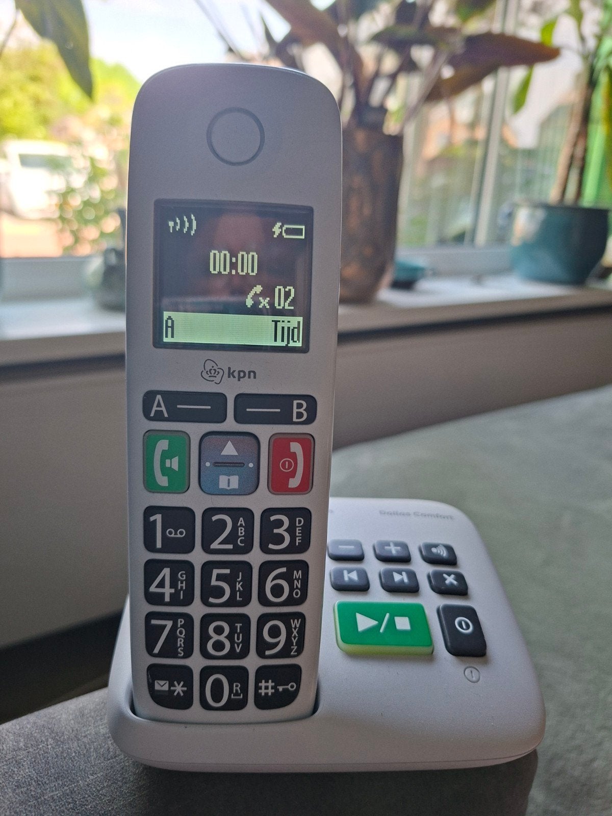 KPN Dallas Comfort Huistelefoon met grote toetsen, Ophalen of Verzenden, Gebruikt, 1 handset