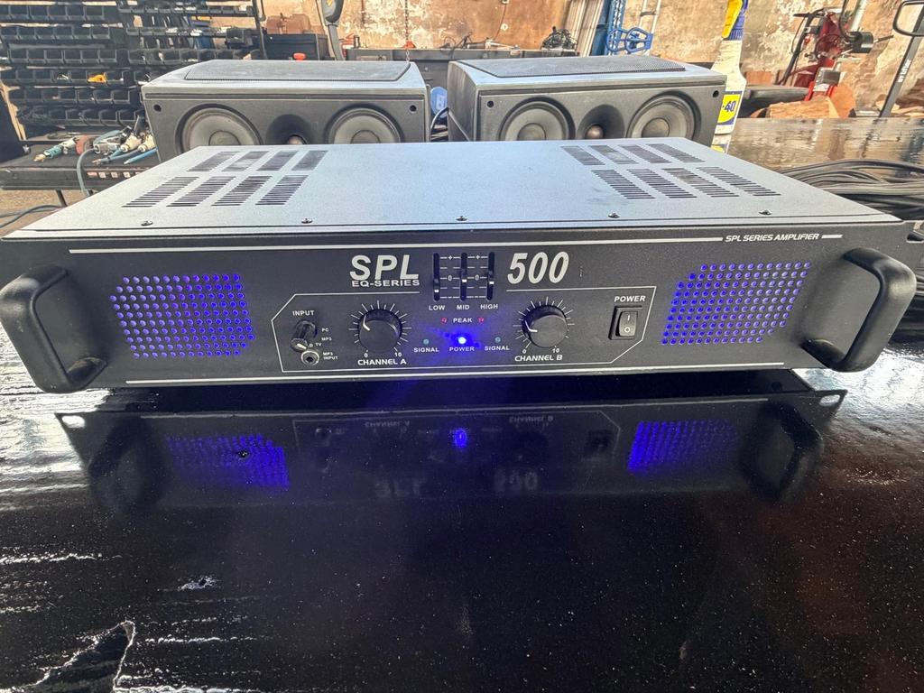 Infinity geluidsset met versterker en equalizer, Zo goed als nieuw, 120 watt of meer, Stereo, Ophalen