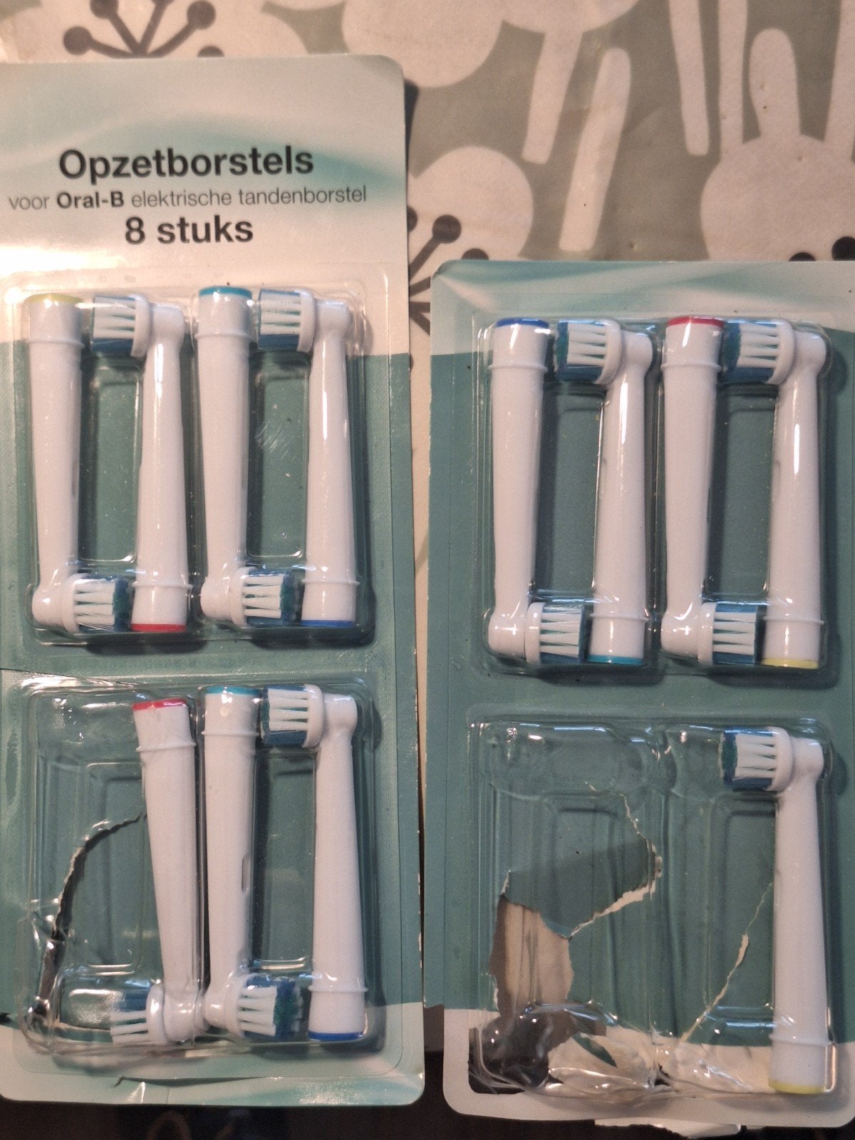 Opzetborstels voor Oral-B elektrische tandenborstel, 8 stuks, Ophalen, Nieuw, Mondverzorging