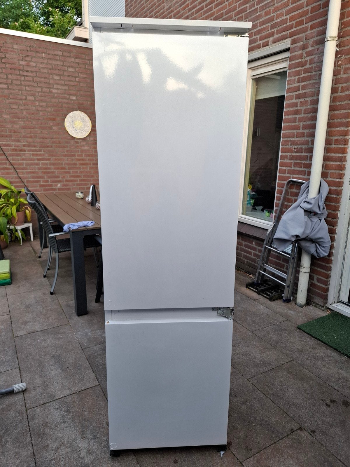 (Inbouw) koelkast met vriezer, Ophalen, Gebruikt, Minder dan 60 cm, 160 cm of meer