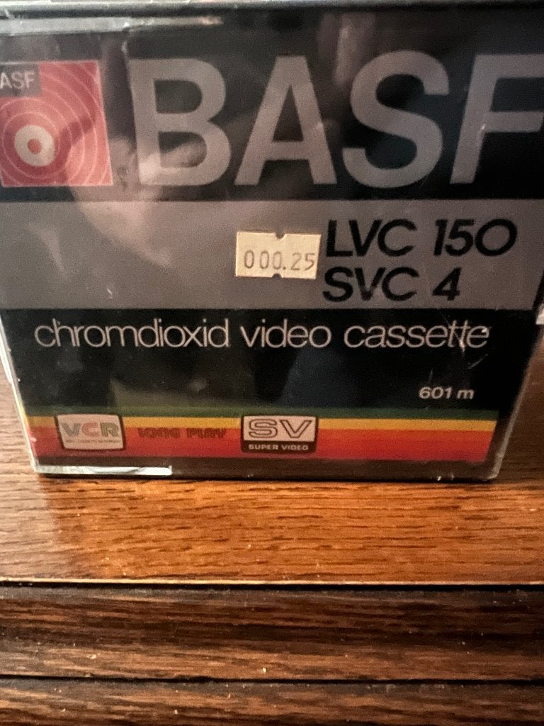 Nieuwe Basf vcr band te koop bieden vanaf 50,- euro, Ophalen of Verzenden, Nieuw