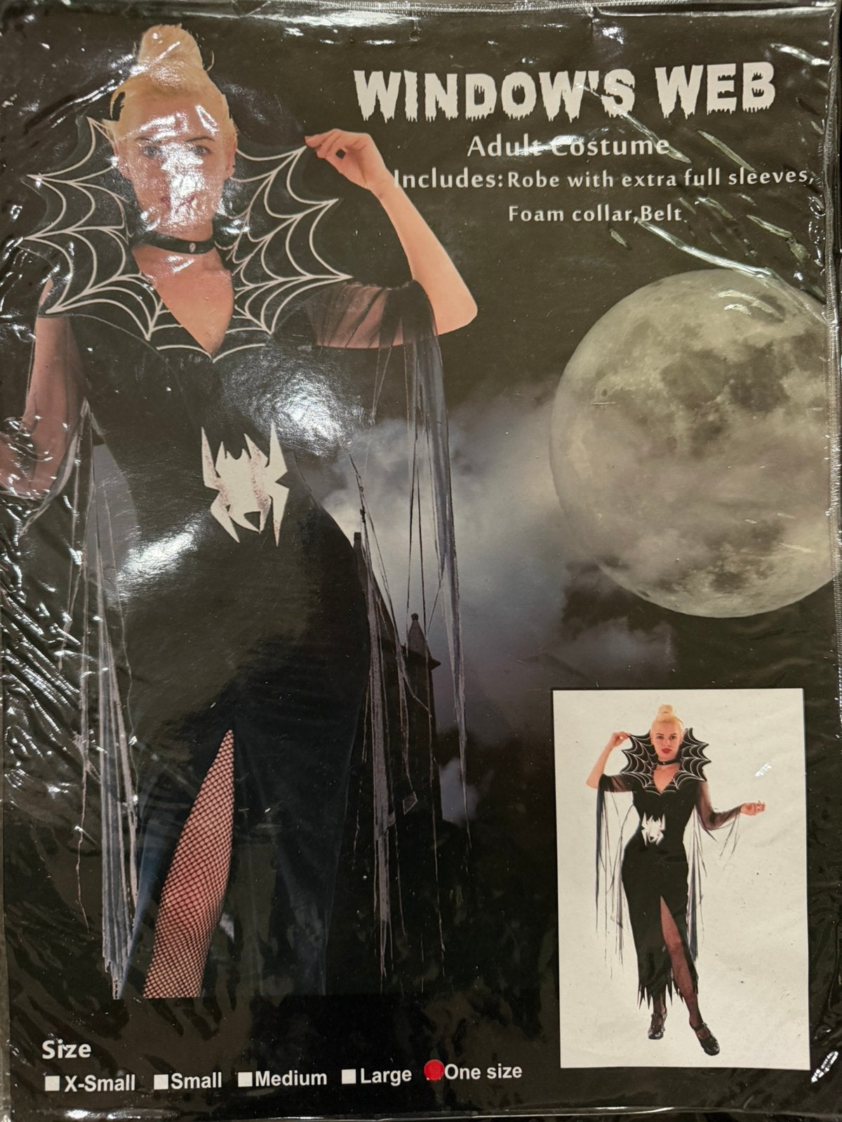 spinnenweb jurk Halloween carnaval jurk, Boeken, Ophalen of Verzenden, Nieuw, Mode algemeen