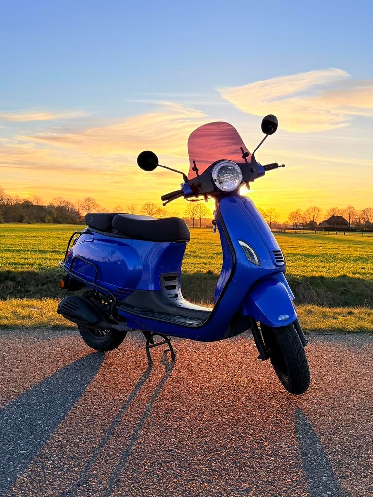Scooter BTC Riva Luxury - Blauw, Ophalen, Gebruikt, Maximaal 45 km/u, Benzine