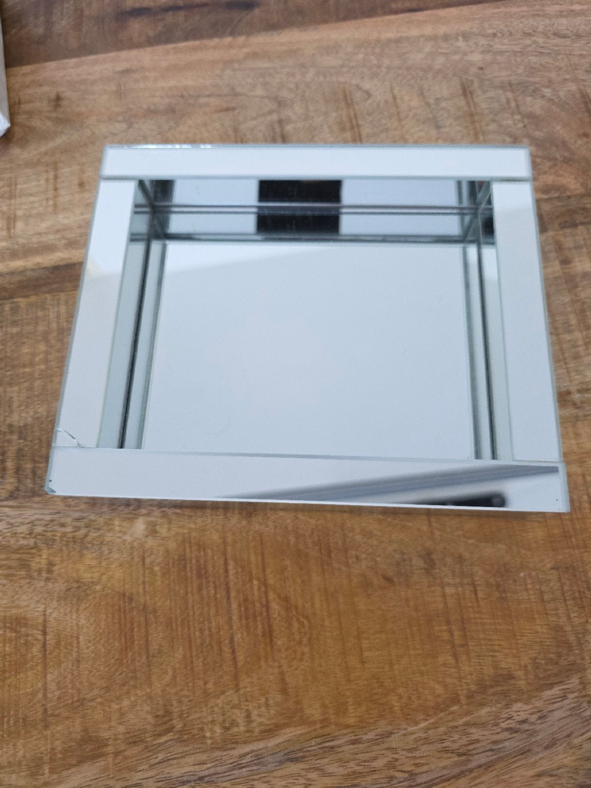 Gratis spiegel dienblad/decoratie schaal, Gebruikt, Ophalen of Verzenden, Modern, Glas