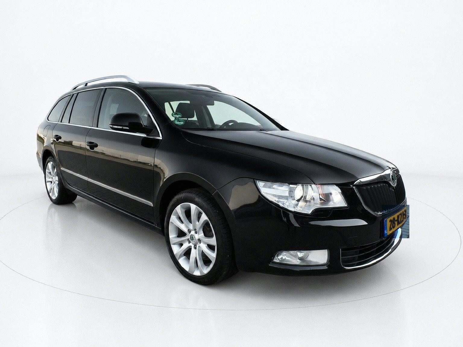 Skoda Superb Combi 1.8 TSI Ambition Business Line DSG-Clima-, Euro 5, Stof, Gebruikt, Zwart