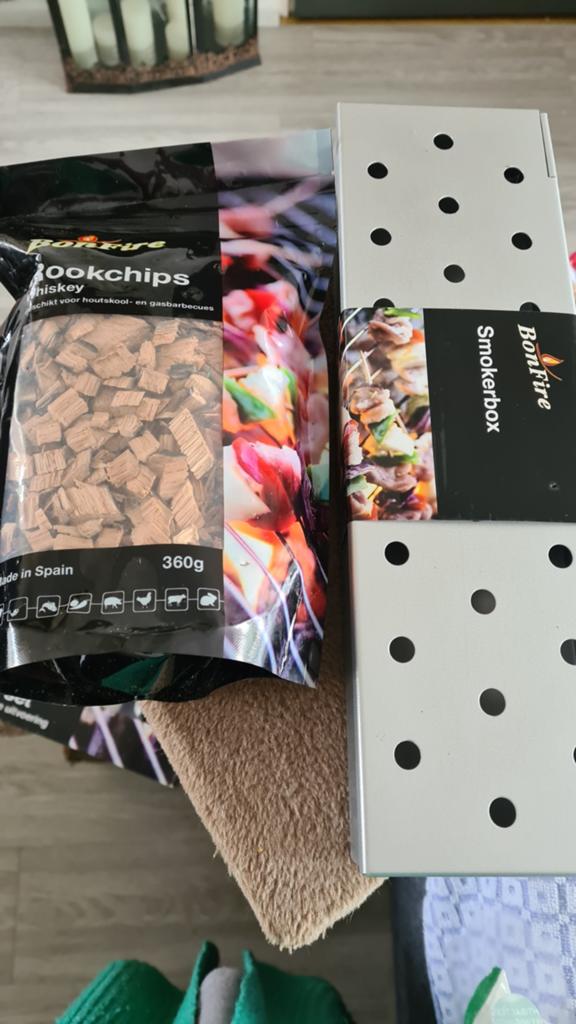 BonFire Smokerbox en Whiskey Rookchips 360g, Ophalen, Nieuw, Bon Fire