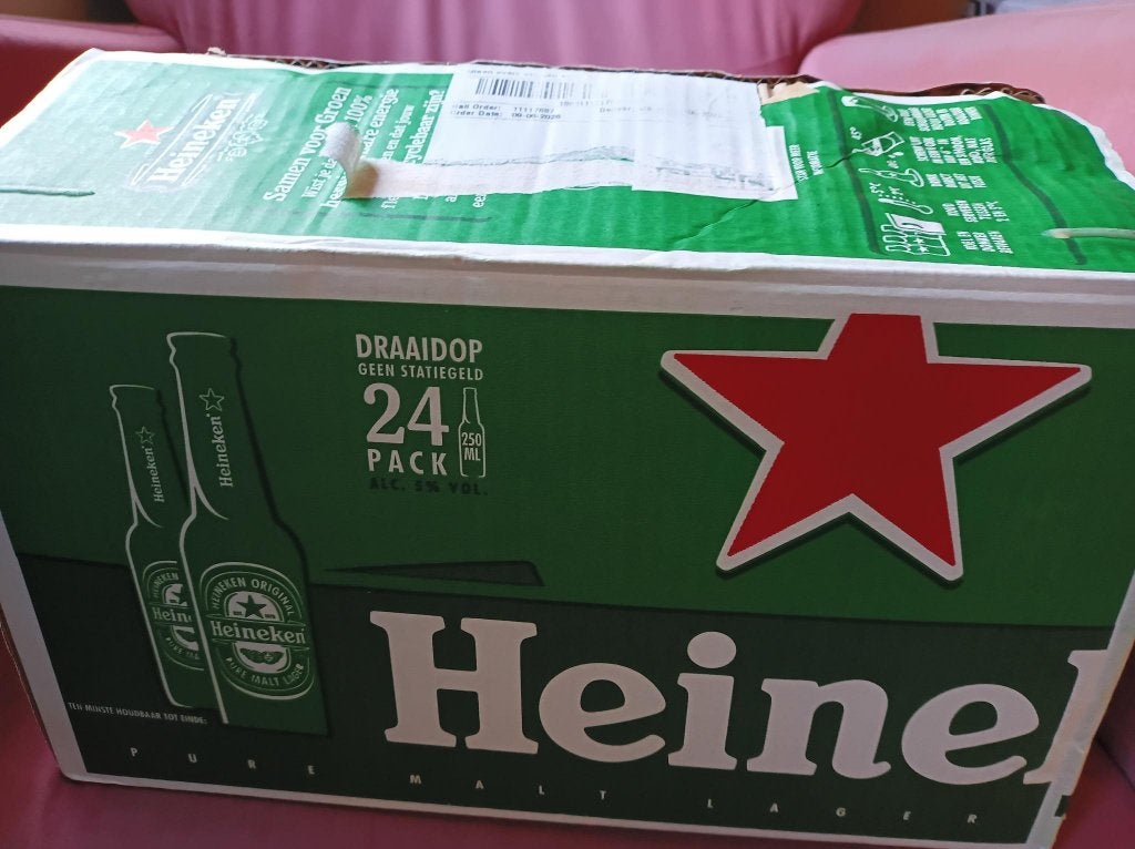 3 dozen Heineken premium met draaidop, Ophalen, Nieuw, Flesje(s), Heineken