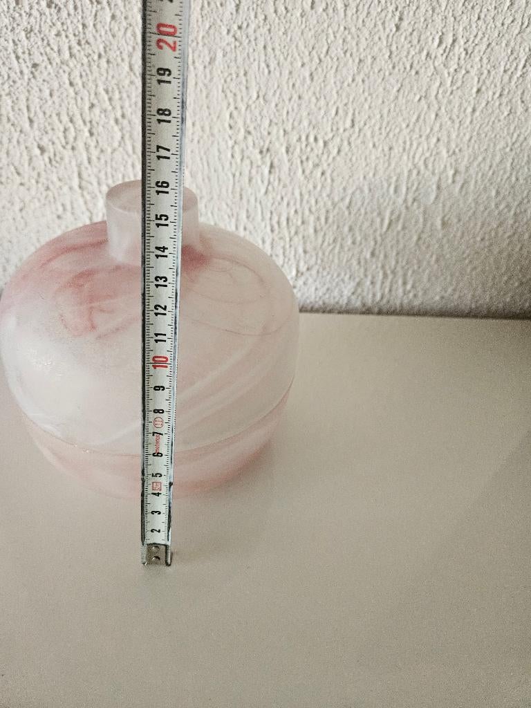 gemarmerde glazen pot, Ophalen of Verzenden, Gebruikt