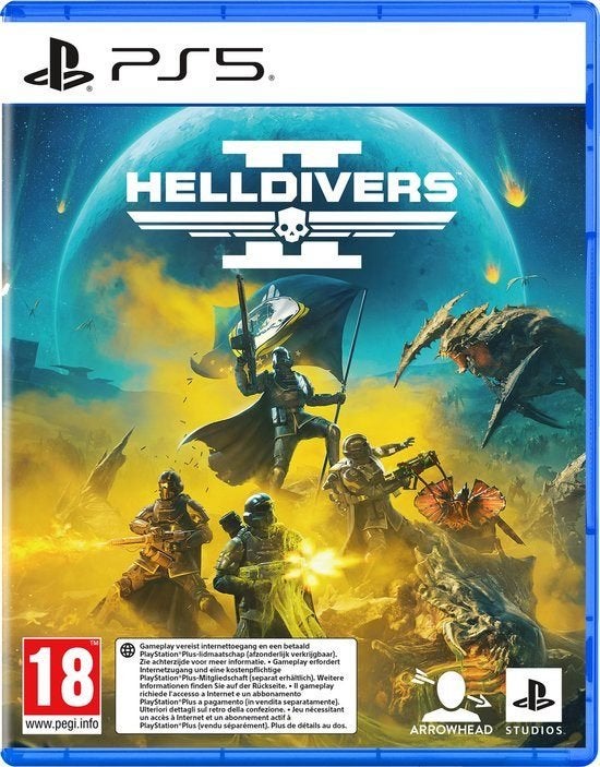 Helldivers 2 PS5 - Nieuwstaat, actievolle shooter, Online, Vanaf 18 jaar, Shooter, Ophalen of Verzenden
