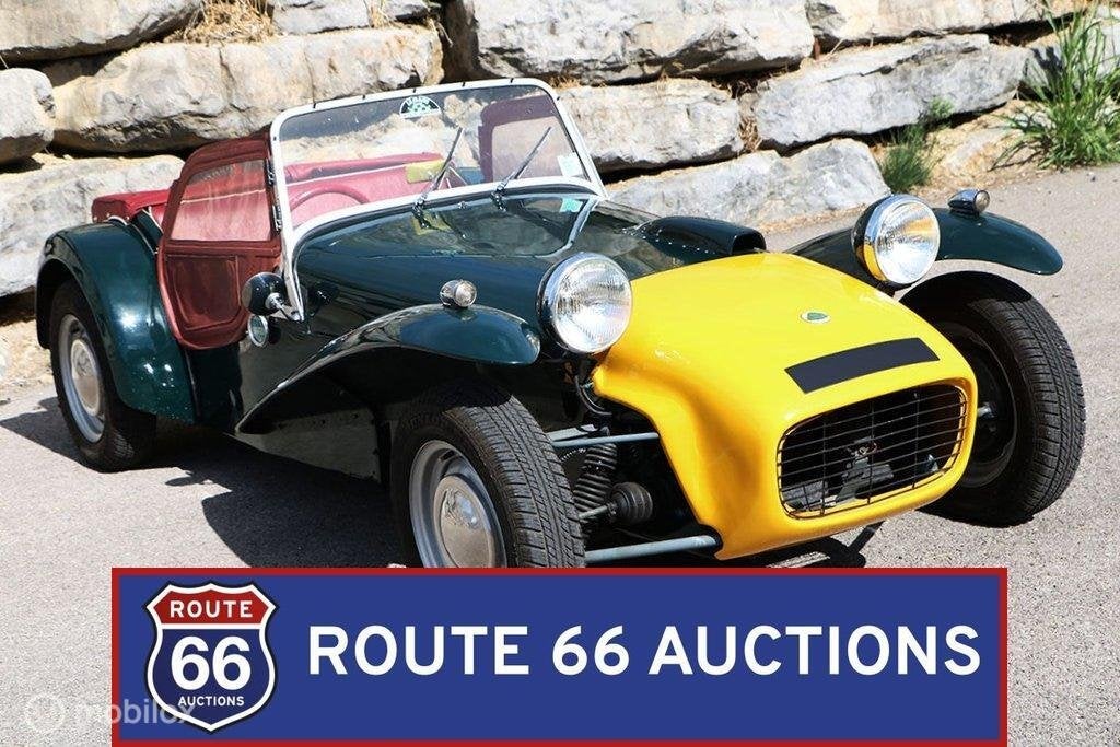 Lotus Seven S2 | 1962 | Route 66 Auctions, Auto's, Oldtimers, Bedrijf, Te koop, Lotus, Benzine, Overige carrosserieën, Handgeschakeld