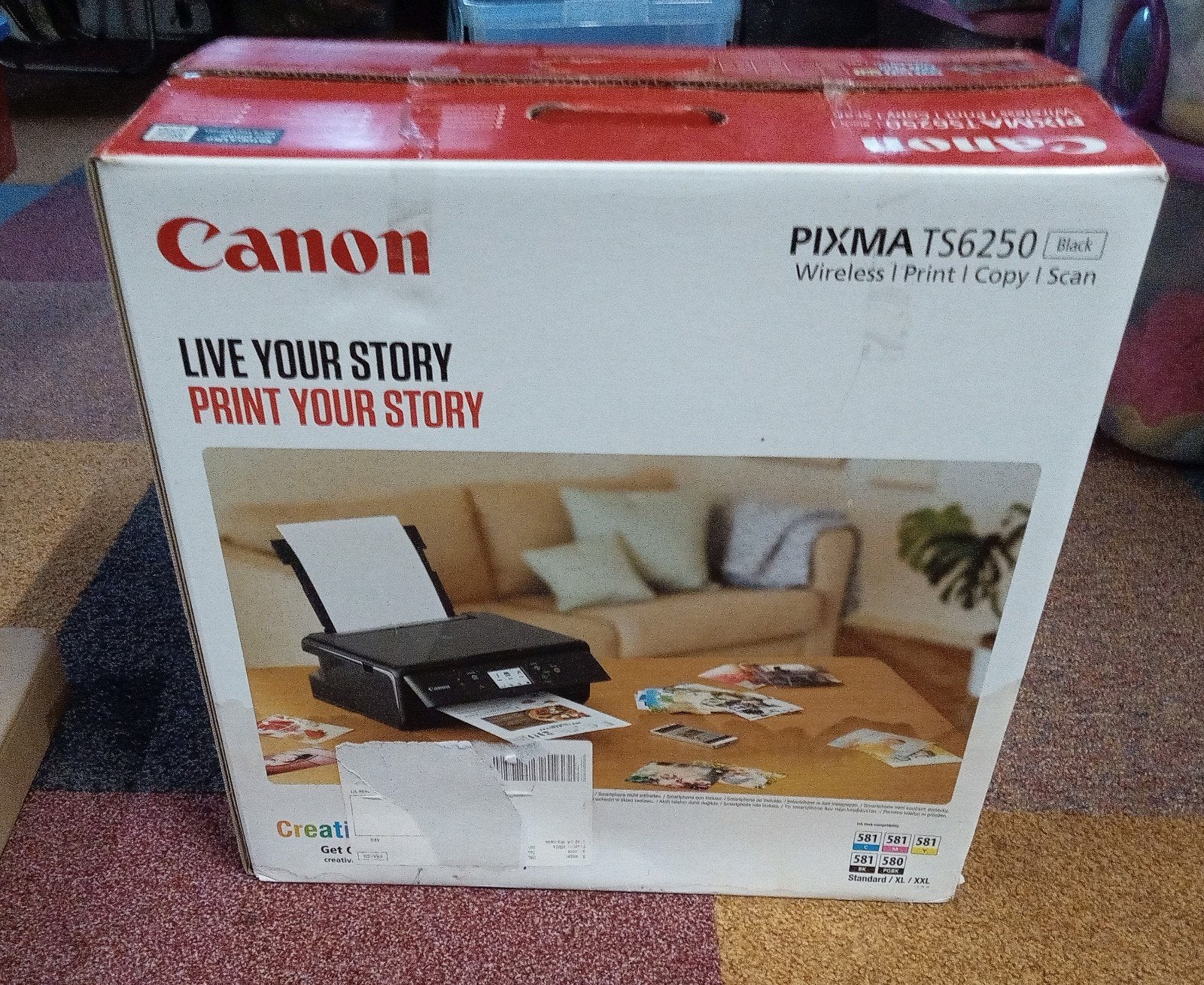 Canon PIXMA TS6250 printer met geluidsprobleem, Computers en Software, Ophalen, Canon, Inkjetprinter, All-in-one