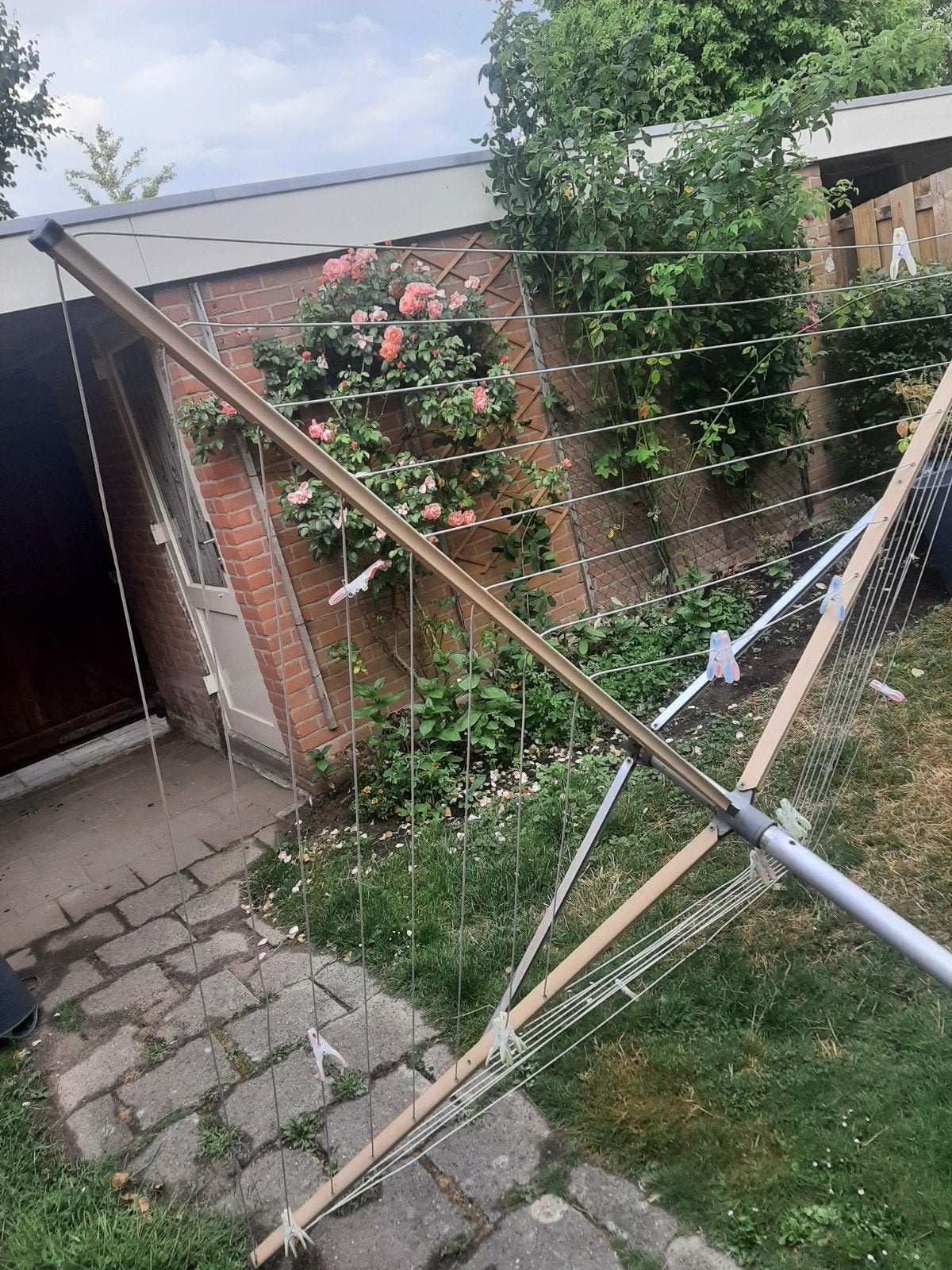 Brabantia droogmolen in nette staat, Tuin en Terras, Ophalen, Gebruikt, Droogmolen