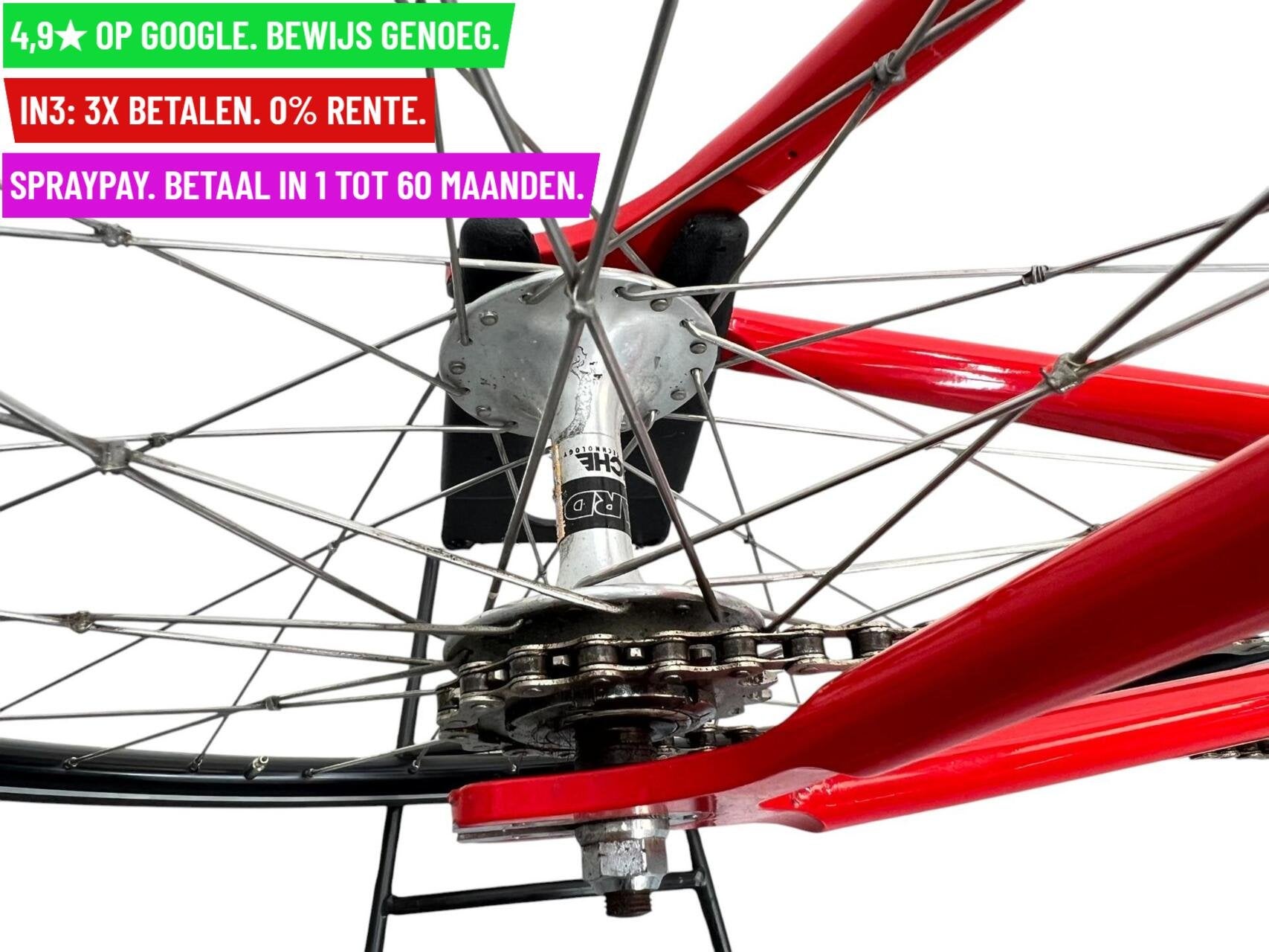 Racefiets Schouten Pista 28"/58cm/1ver - Garantie/Levering, Overige merken, 9713 Bv Groningen, Gebruikt, SCHOUTEN