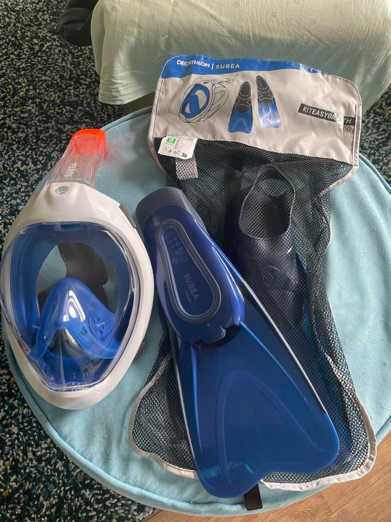 Snorkelset Subsea Easybreath (Maat 38-39), Ophalen, Zo goed als nieuw, Snorkelset