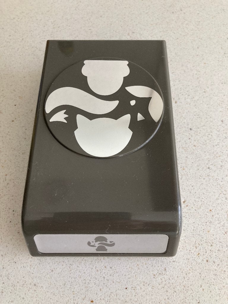 Stampin' Up pons builder fox, Ophalen of Verzenden, Zo goed als nieuw, Dieren, Pons of Mal