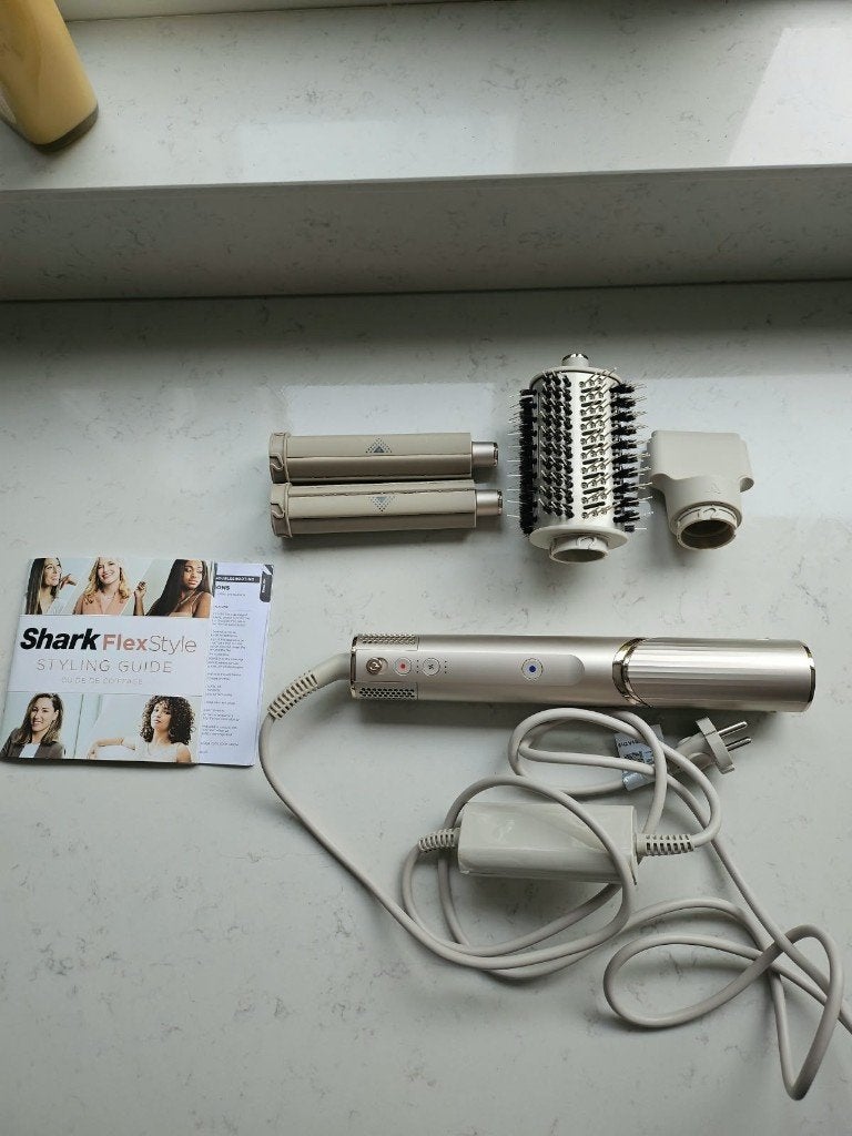 Shark FlexStyle 3-in-1 Föhn en Multistyler, Ophalen of Verzenden, Zo goed als nieuw, Haarverzorging
