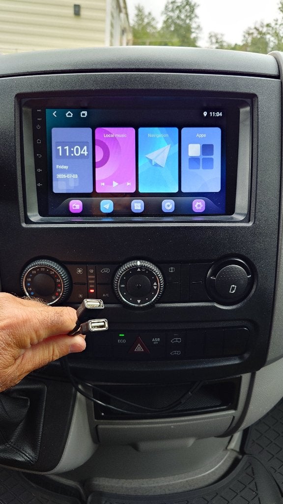 Mercedes Sprinter Radio Navigatie Multimedia, Auto diversen, Ophalen of Verzenden, Zo goed als nieuw
