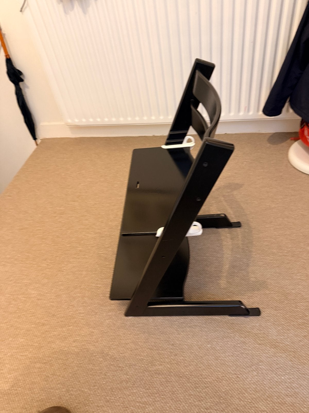 Stokke Tripp Trapp kinderstoel - Zwart, Ophalen, Gebruikt, Meegroeistoel