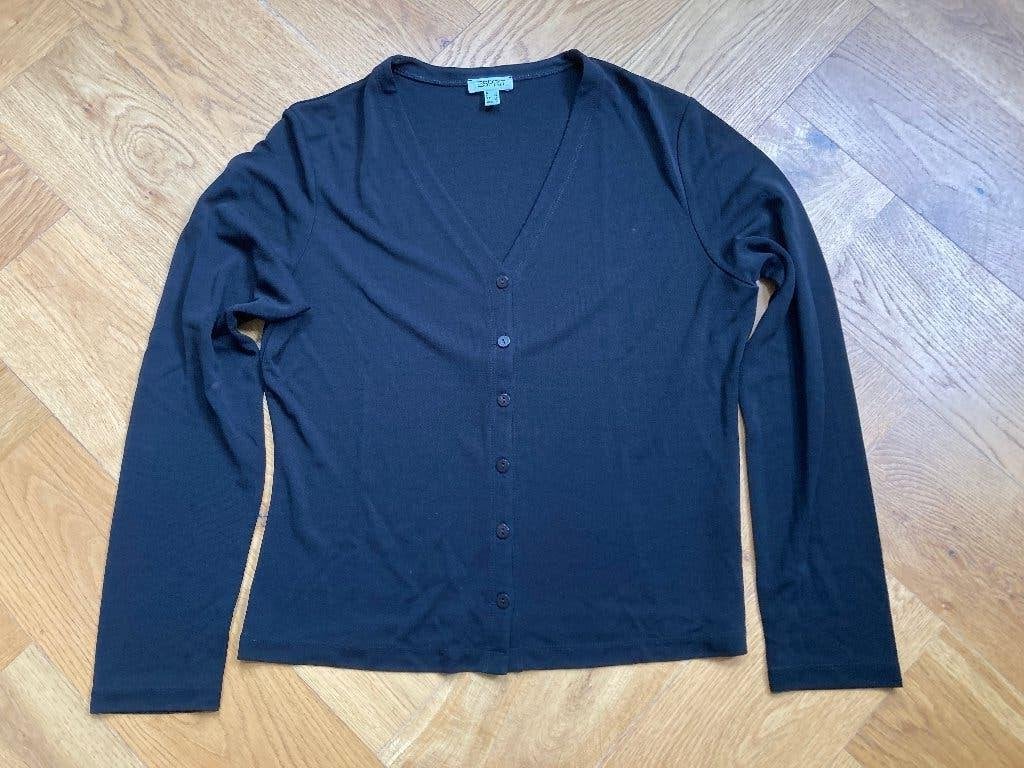 Esprit Zwart Vest Maat L, Zwart, Maat 42/44 (L), Ophalen of Verzenden, Zo goed als nieuw