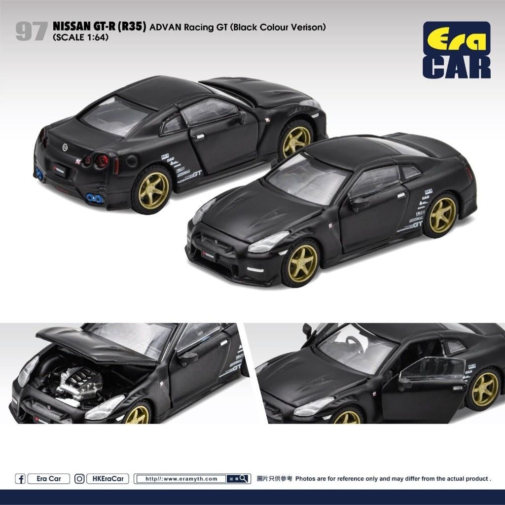 Nissan GT-R (R35) Advan Racing GT van Era Car 1/64, Ophalen of Verzenden, Nieuw, Auto
