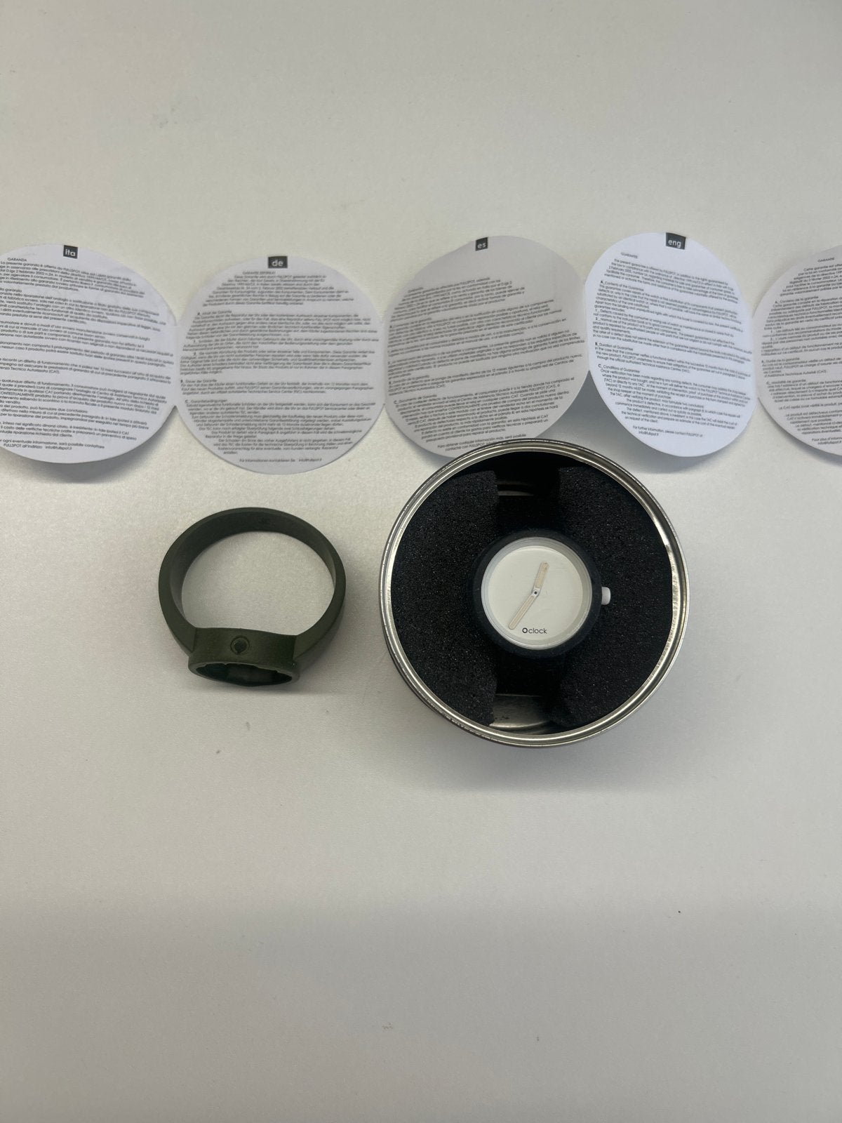 O’clock dameshorloge Full Spot met 2 siliconen banden, Sieraden, Tassen en Uiterlijk, Horloges | Dames, Overige merken, Kunststof