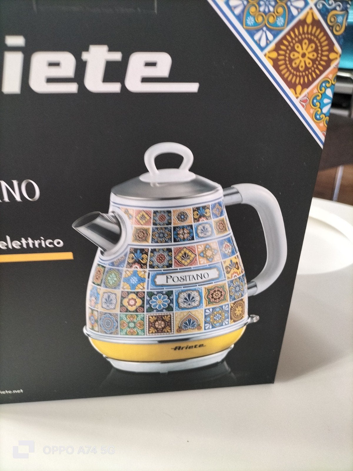 Ariete Positano Waterkoker - Nieuw in doos, Ophalen of Verzenden, Nieuw