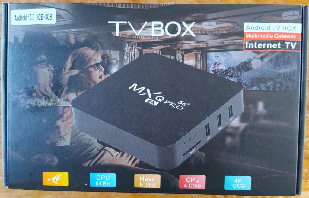 MXQ PRO Android 13 tv/mediabox IPTV +5G, Ophalen of Verzenden, Nieuw, HDMI, Minder dan 500 GB