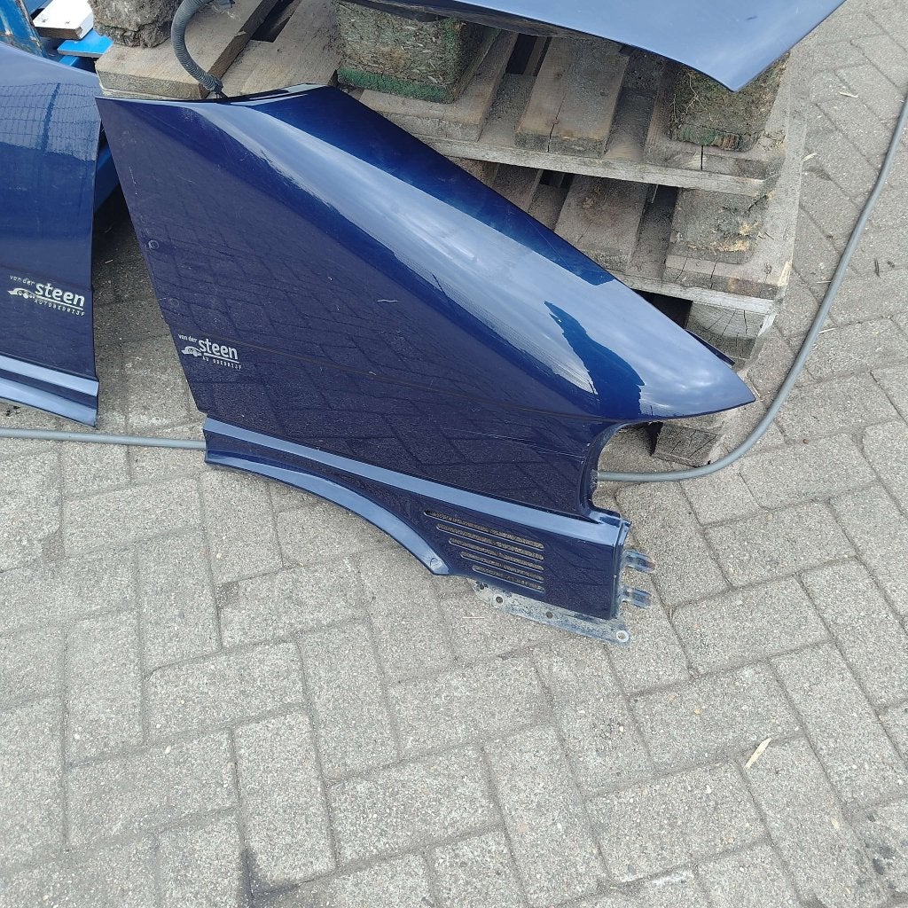 Voorscherm Links Rechts Transporter T4 Blauw Wijsneus LB5N, Gebruikt, Volkswagen, Niet ingevuld, Voor